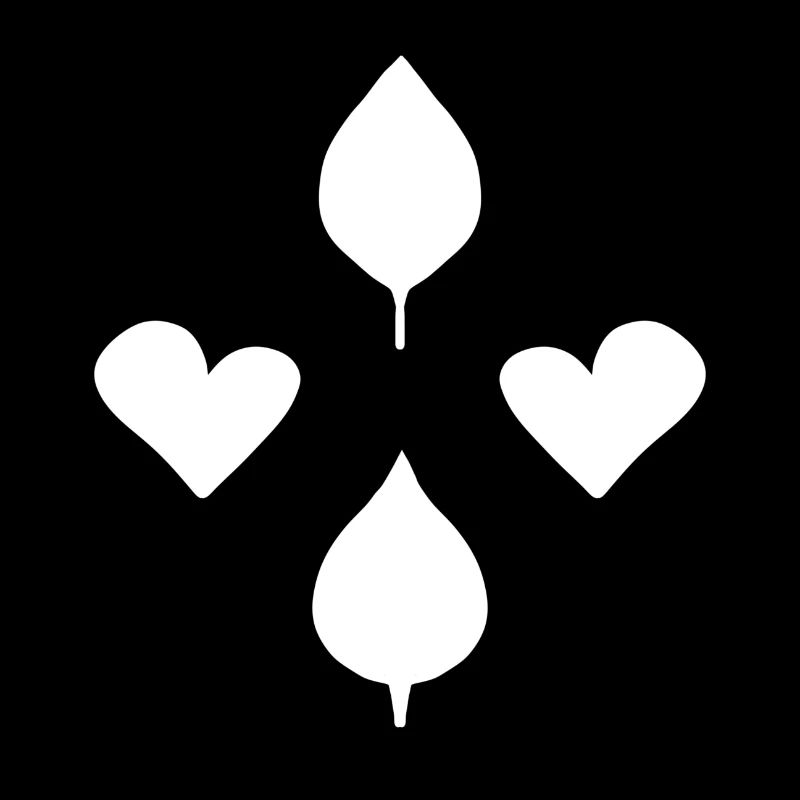 cœurs feuille feuilles nature amour