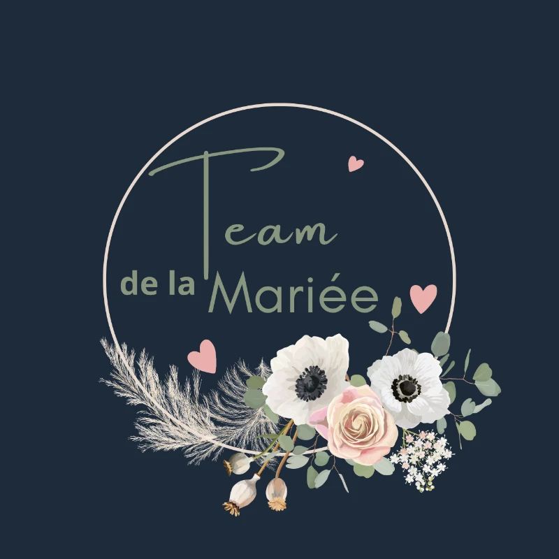 Brautteam Krone Boho Blumen