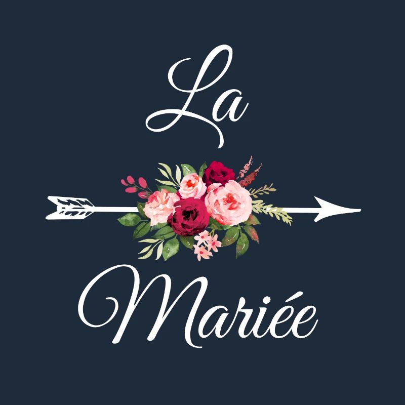 La mariée bouquet de fleurs flèche