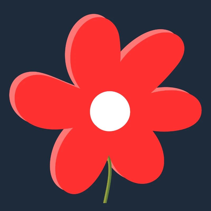 Rote Gänseblümchenblume