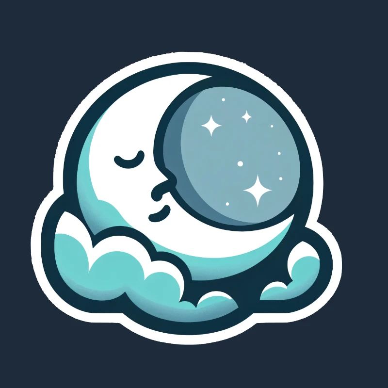 sleeping moon