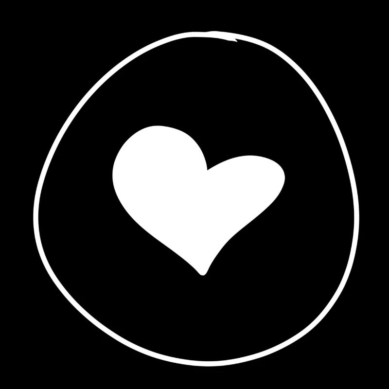 herz form kreis symbol