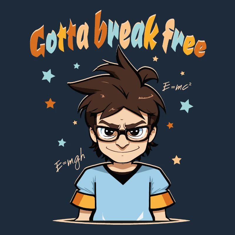 Nerd Nerd Geek Computer Freak - Gotta break free