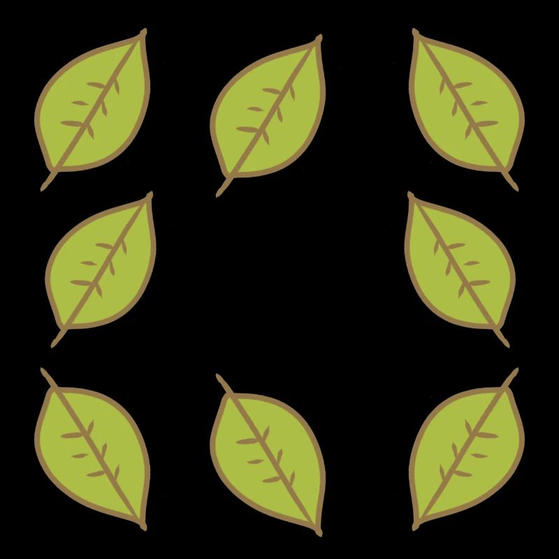 Frame Leaf Leaves Green Shape Nature