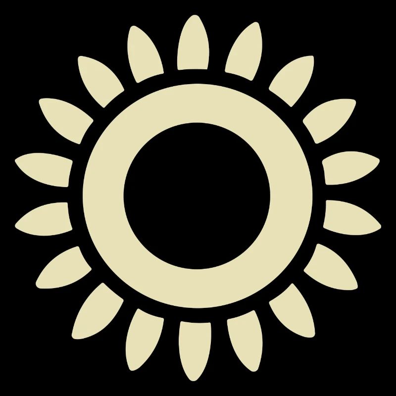 Abstrakte Sonne Sonnenschein Abstrakte Kunst