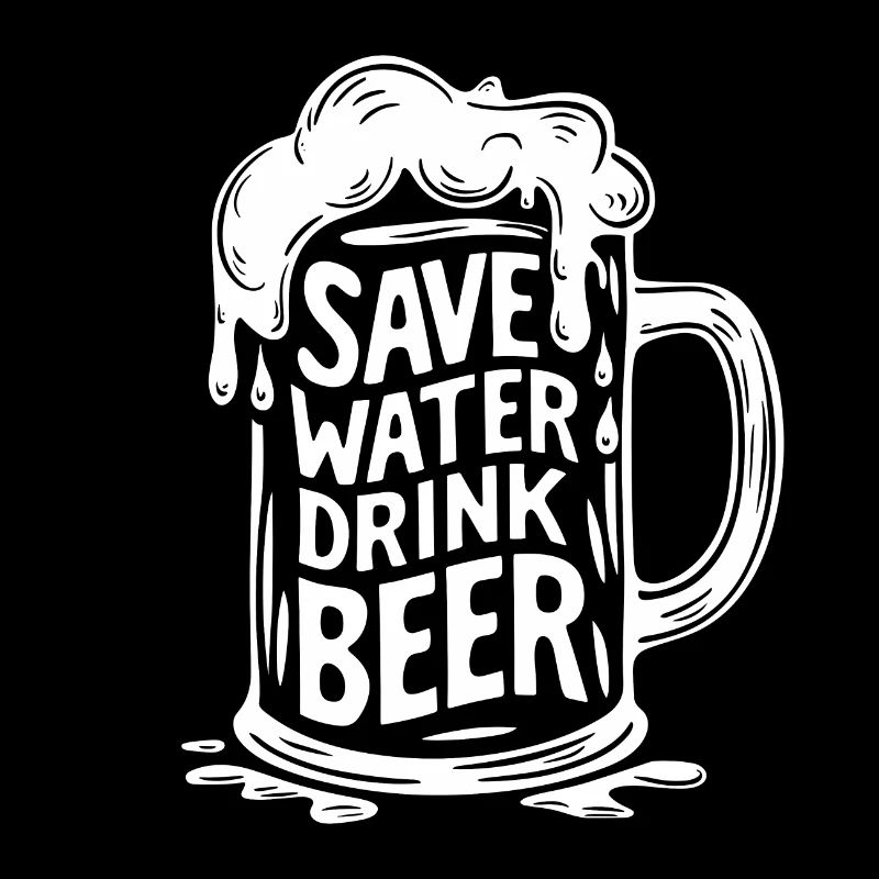 Beer Beer Mug Saying Save Water Drink Beer