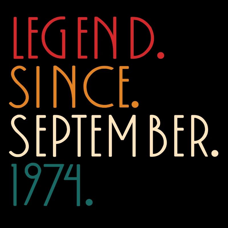 Legende seit September 1974 - Minimalistisch