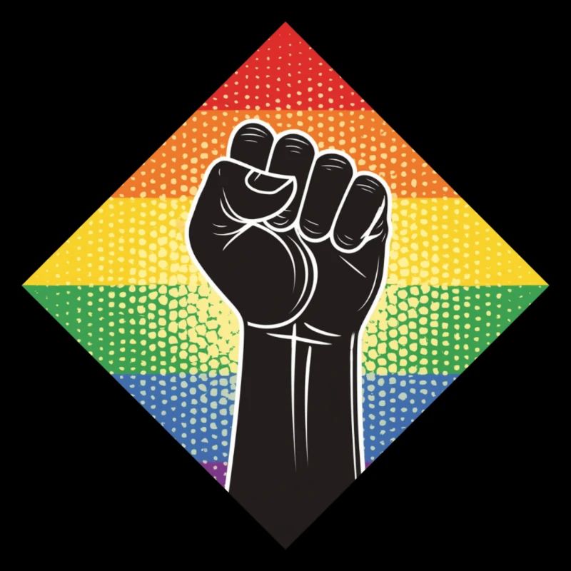 Poing des droits LGBTQ