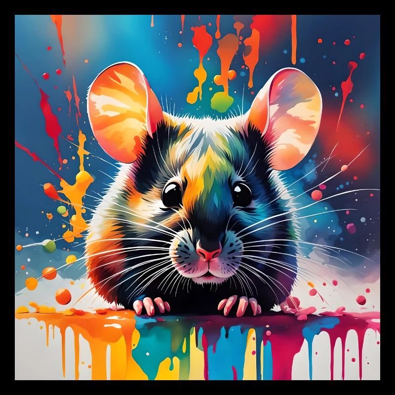 Maus farbig