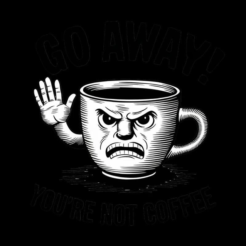 Partez! Vous n’êtes pas du café.