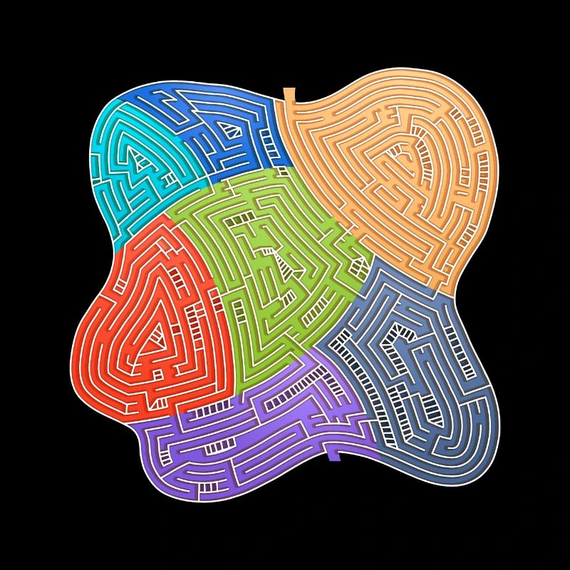Labyrinthe 3 (fond transparent)
