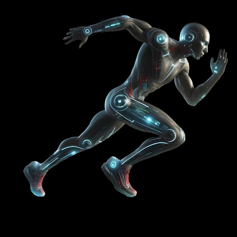 Futuristischer Sprint