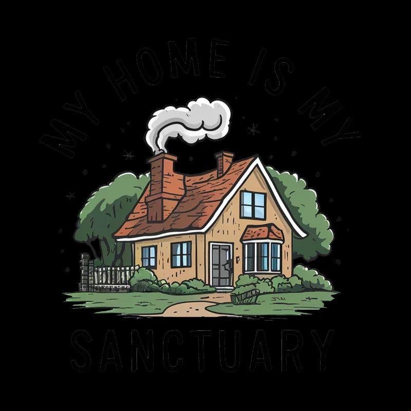 Ma maison est mon refuge.