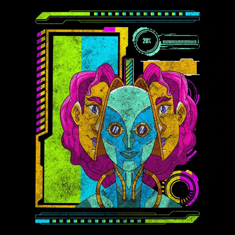 Future Cosplay Neon Gamer