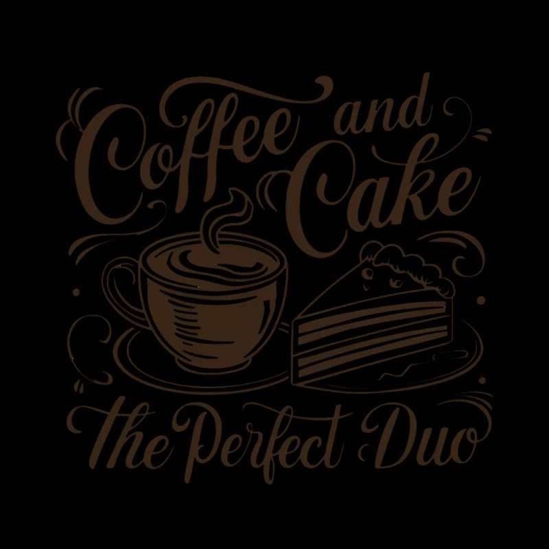 Café et gâteau – le duo parfait.