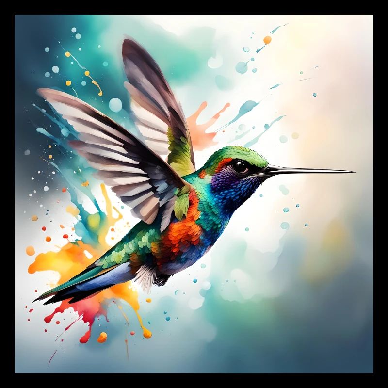 Kolibri farbig