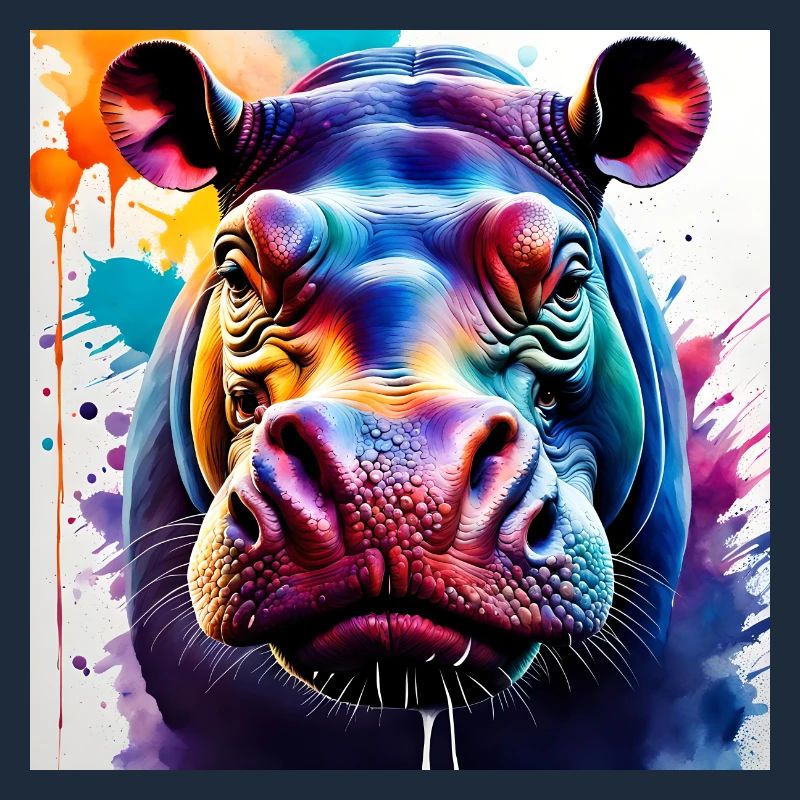Hippo coloured