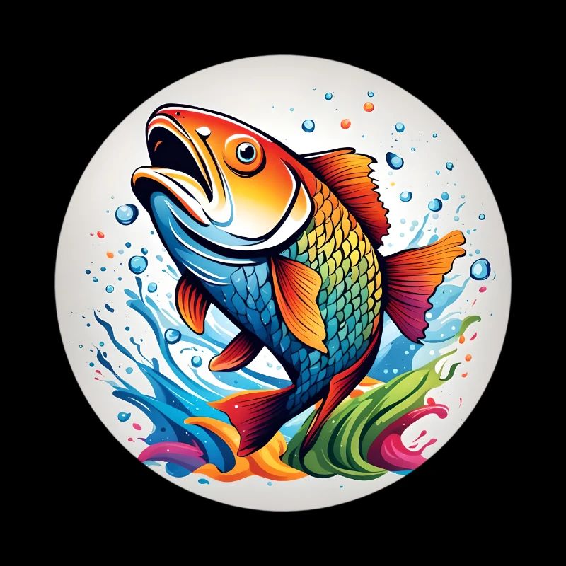Lot de poisson rond