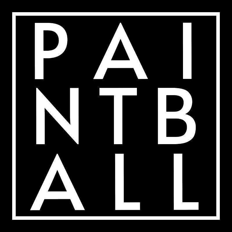 Conception simple de lettres 3x3 pour le paintball