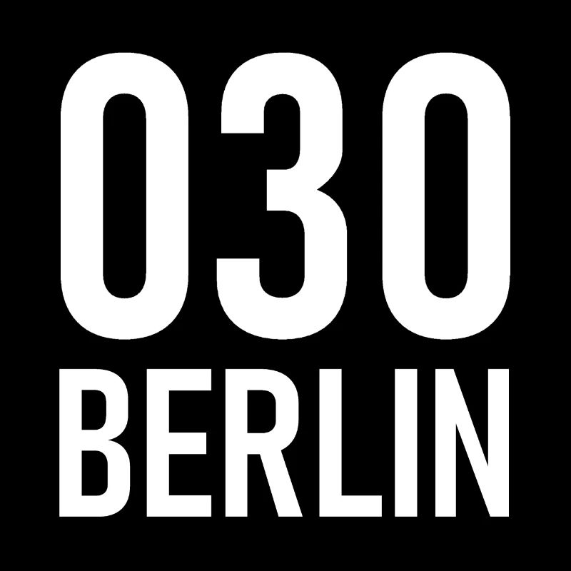 030 - Null Drei Null - Berlin - Vorwahl - Telefon