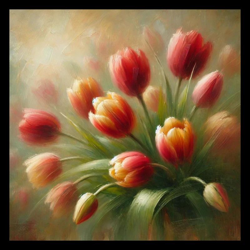 Ästhetische Tulpen Blumen