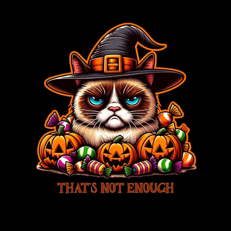 Chat maléfique d’Halloween