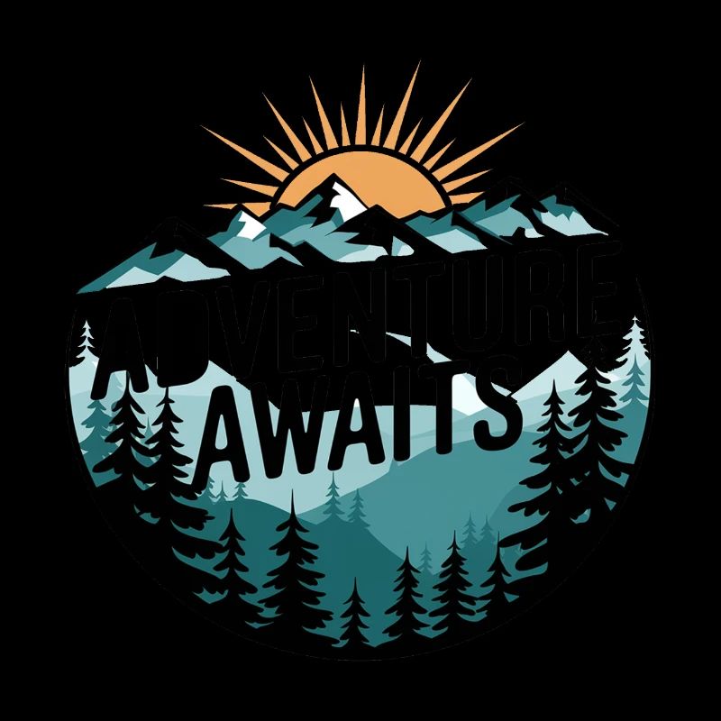 Adventure Awaits – Mountain Panorama