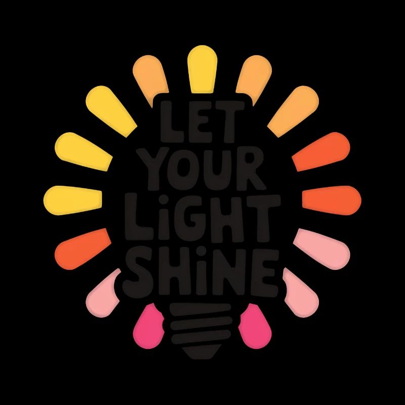 Let Your Light Shine – Glowing Light Bulb