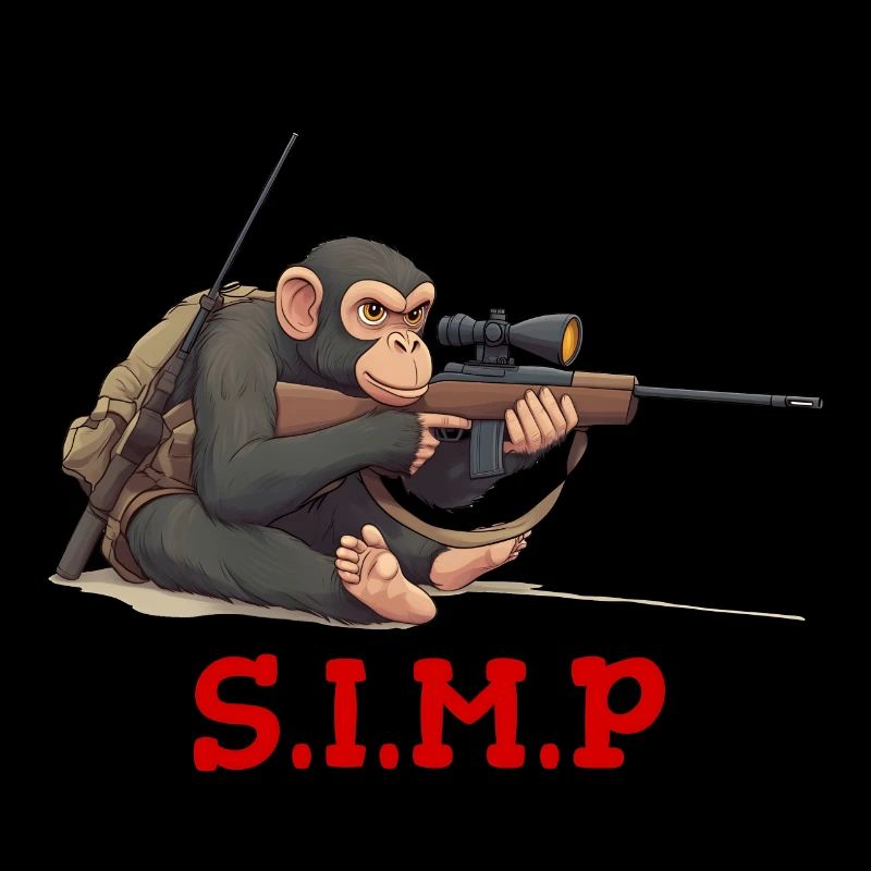 Monkey, meme, Sniper Rifle