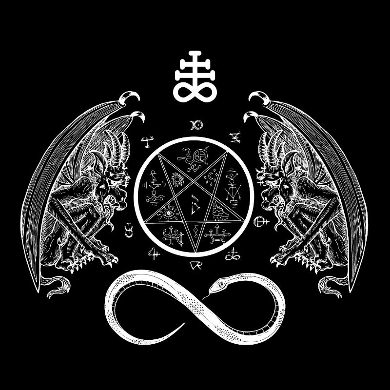 Occult infinity symbol