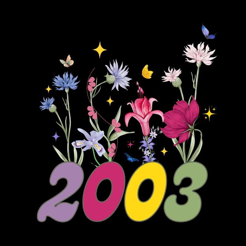 Année de naissance 2003 fleurs sauvages