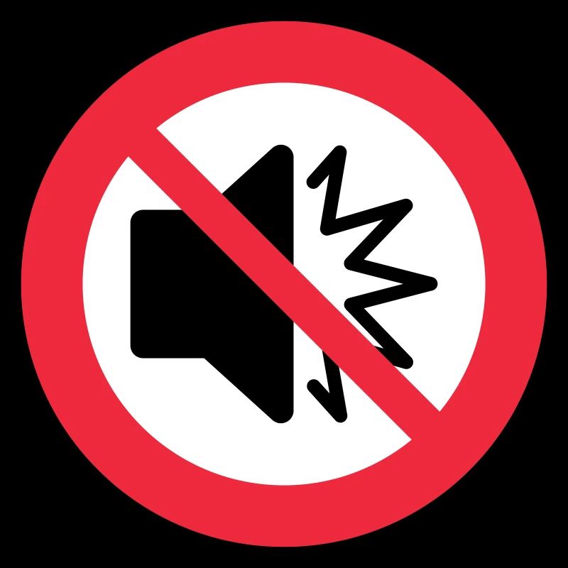 Kein Ton - stumm - stumm - nicht stören - Autismus