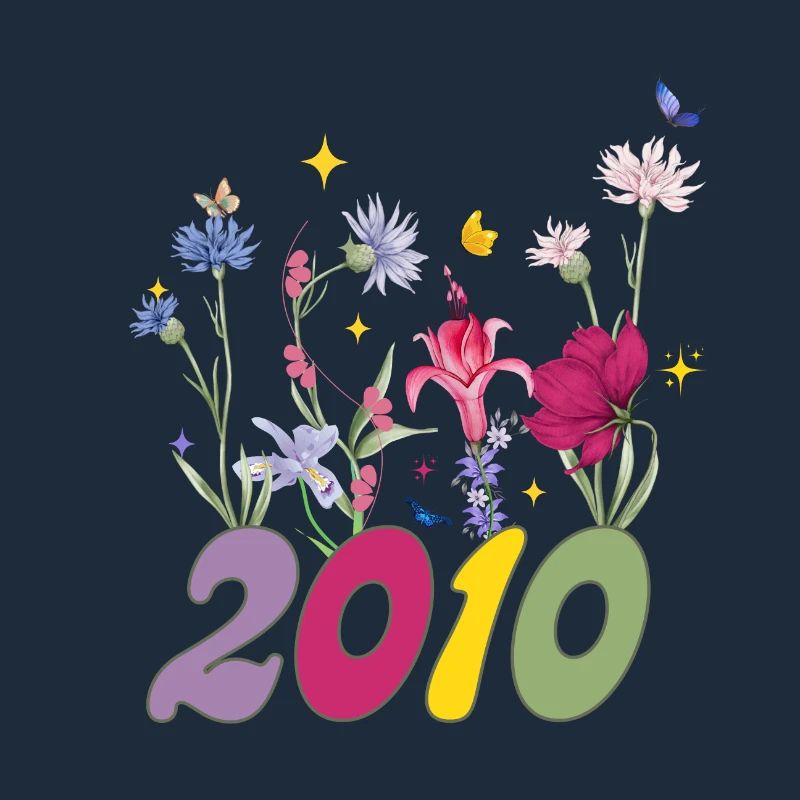 Année de naissance 2010 fleurs sauvages