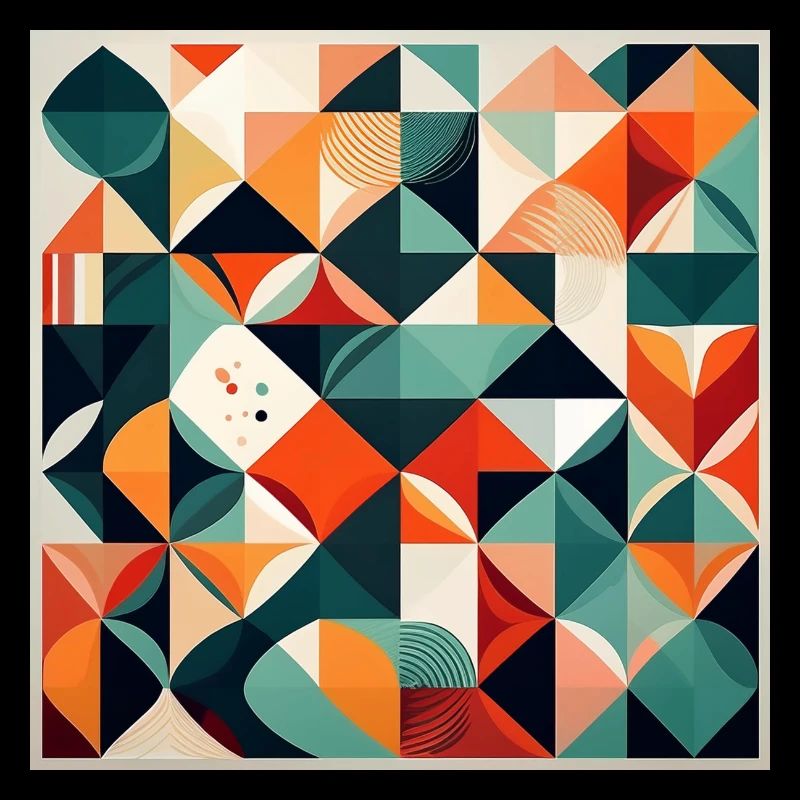 Modern Geometric Abstract Design