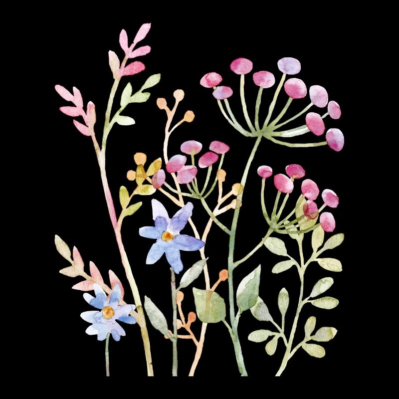 Delicate Watercolour Floral Art