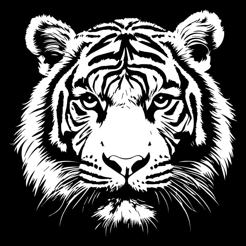 Visage de tigre