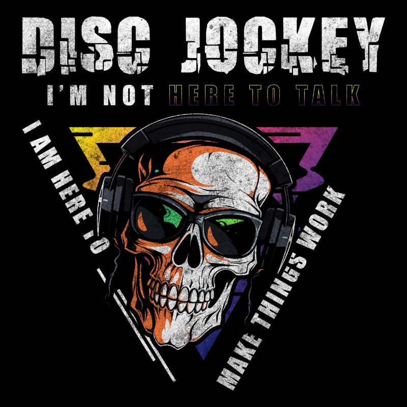 Disc jockey disco atmosphere