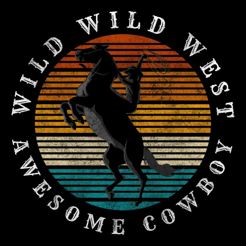 Cheval de cow-boy Texas