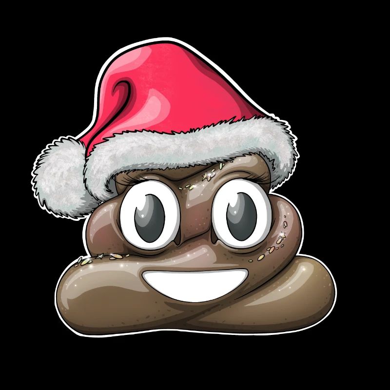 Weihnachtsmann Haufen Kacke