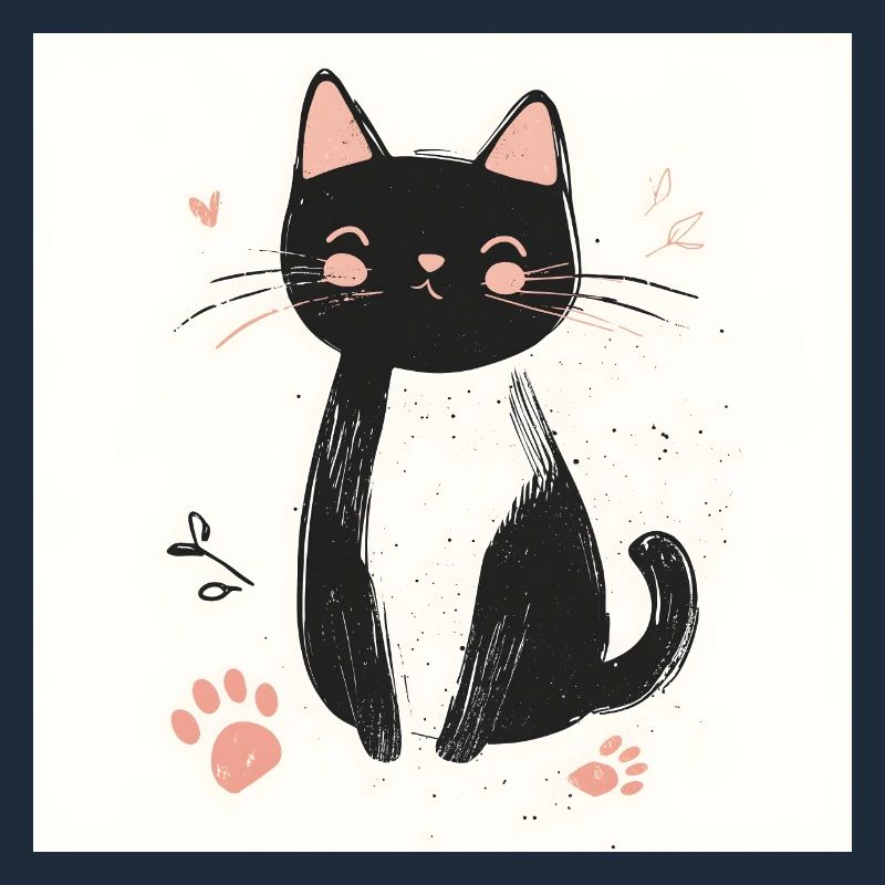 POD Chat empreinte 2