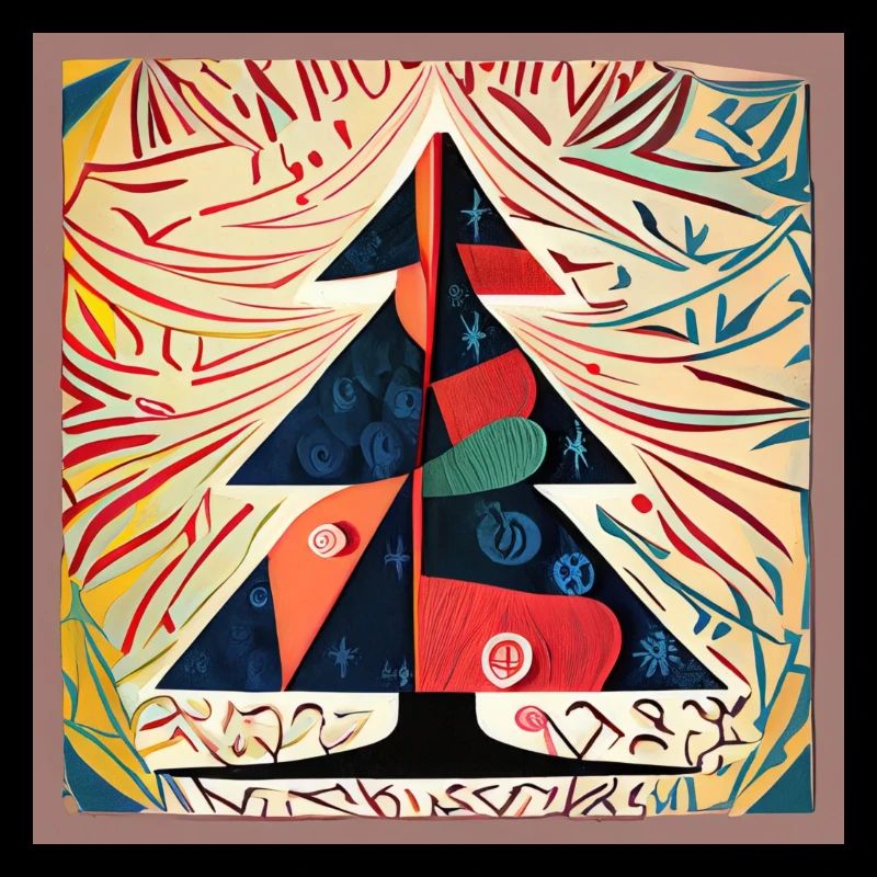 Sapin de Noël coloré