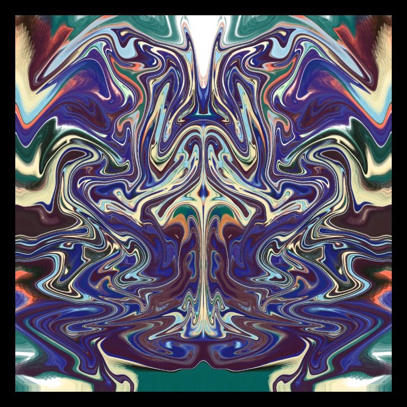 Abstrait avec un motif de taureau