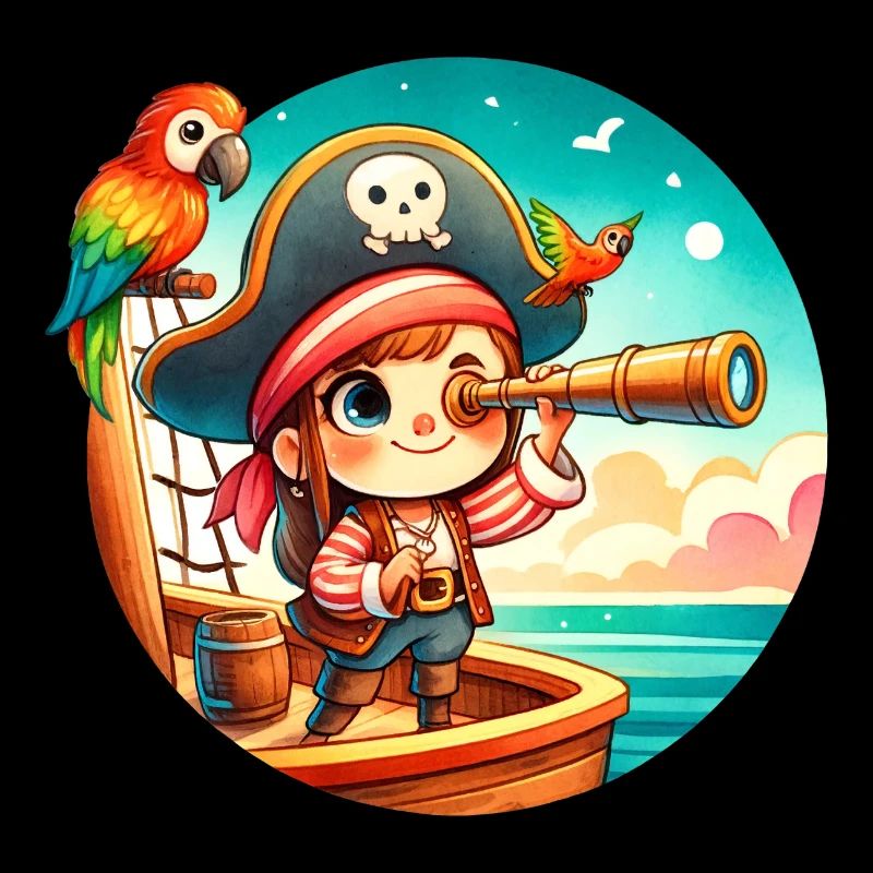 Pirate Skull for Girl