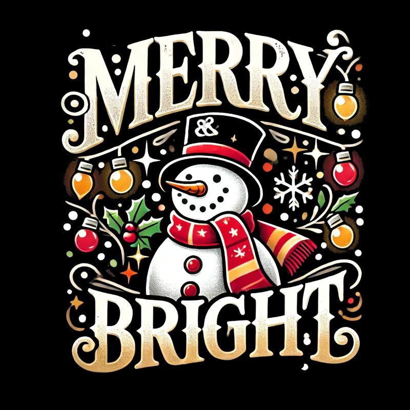 Merry Bright Weihnachtsbekleidung Winter
