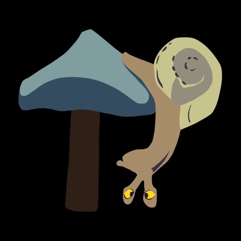 Snail upside down