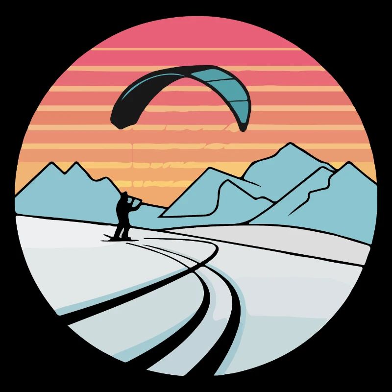 Snowkite Aventure Art
