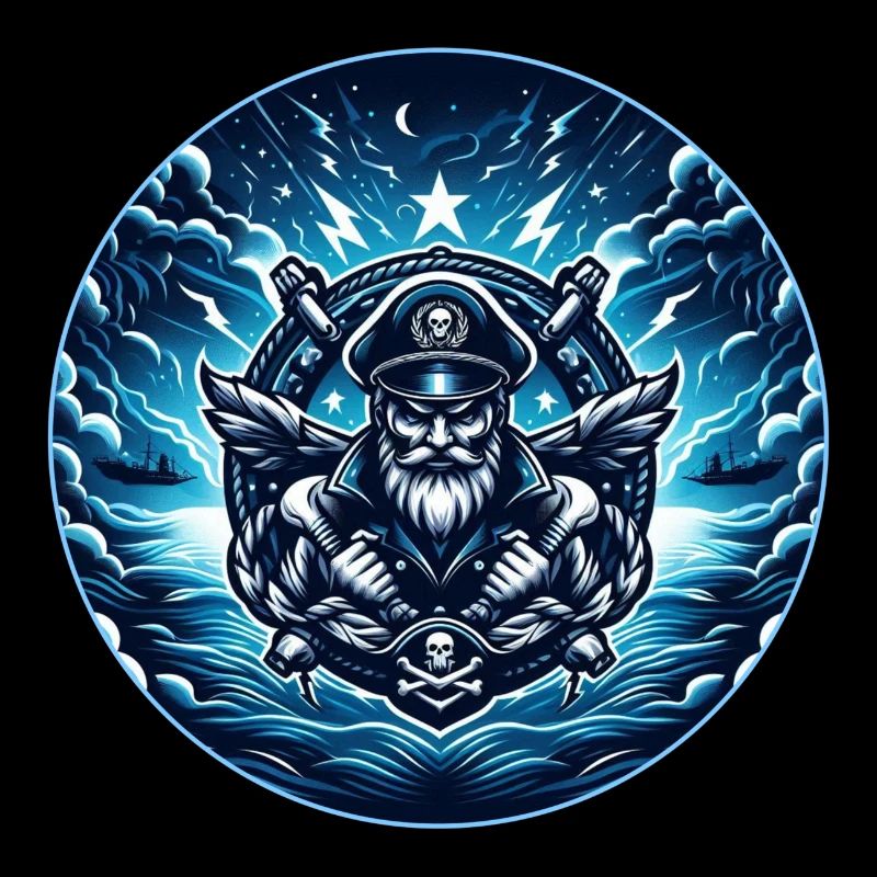 Captain in the Storm Logo