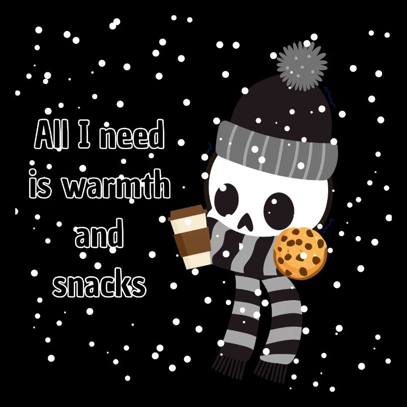 Tout ce dont j’ai besoin, c’est de chaleur et de collations dans la neige