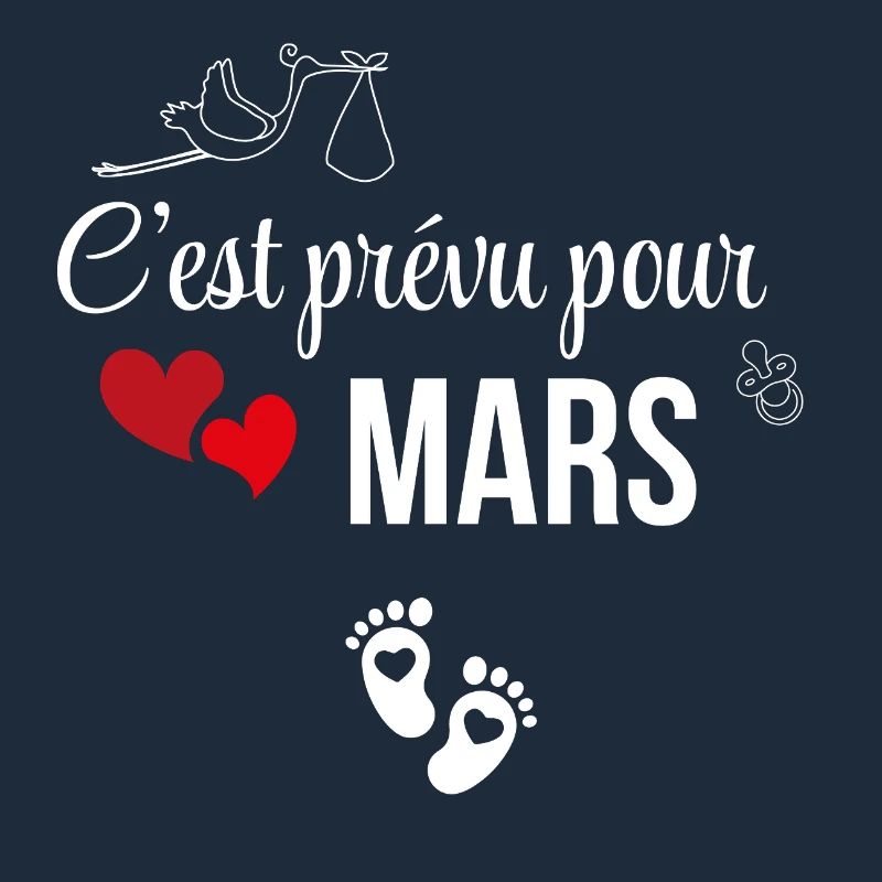C’est prévu pour mars - annonce de grossesse
