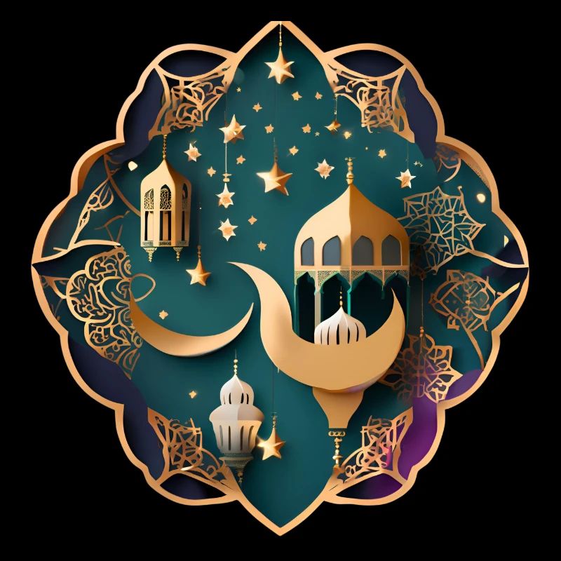 Ramadan Geschenk Eid Mubarak Islam Allah Muslim